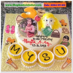 Bánh Sinh Nhật In Hình Ảnh - H665